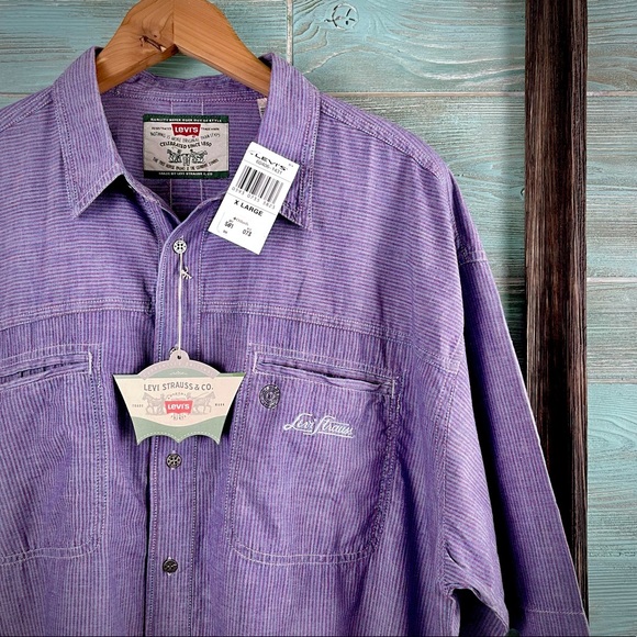 Vintage Levis Chambray Indigo Shirt 